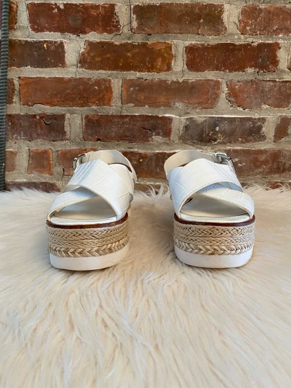 Vince Camuto Marietten Leather  Platform Wedges, Size 10 - Picture 3 of 16